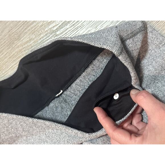 Lululemon Herringbone 28” High Rise Leggings 8 Black Gray Thick Material - Picture 2 of 6